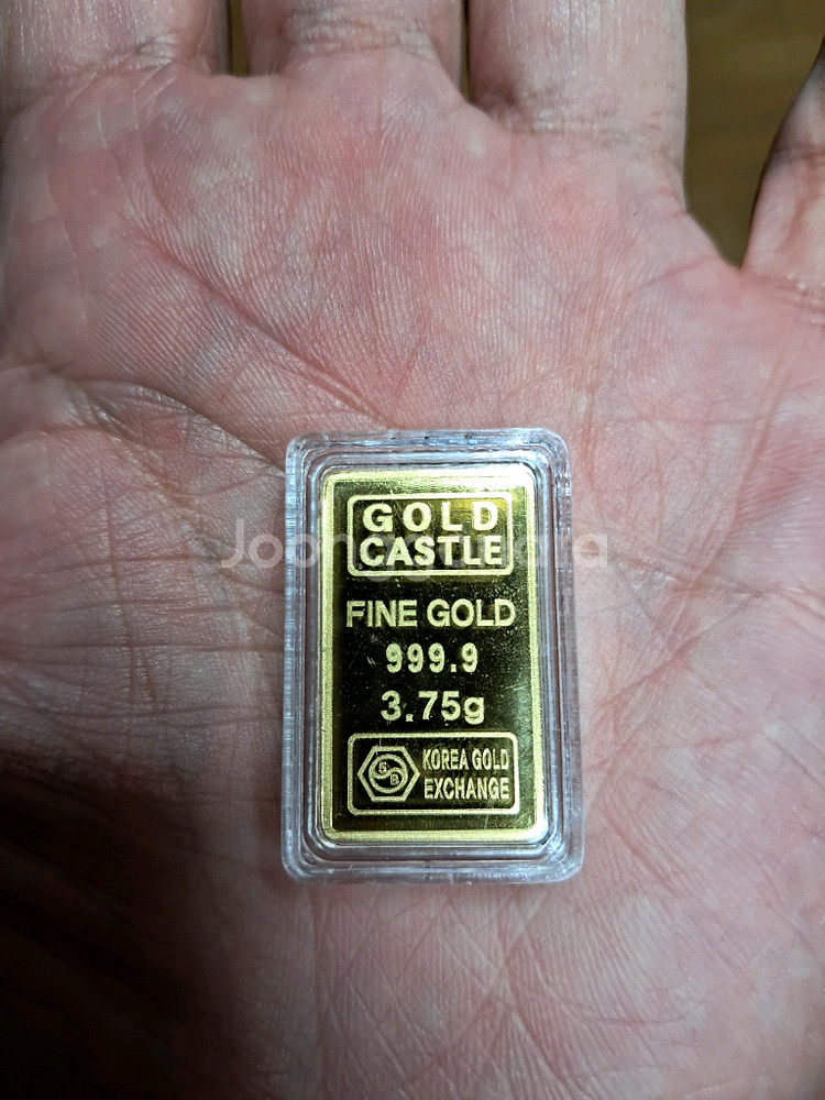 한국금거래소 골드바 1돈2개 신품 판매--4