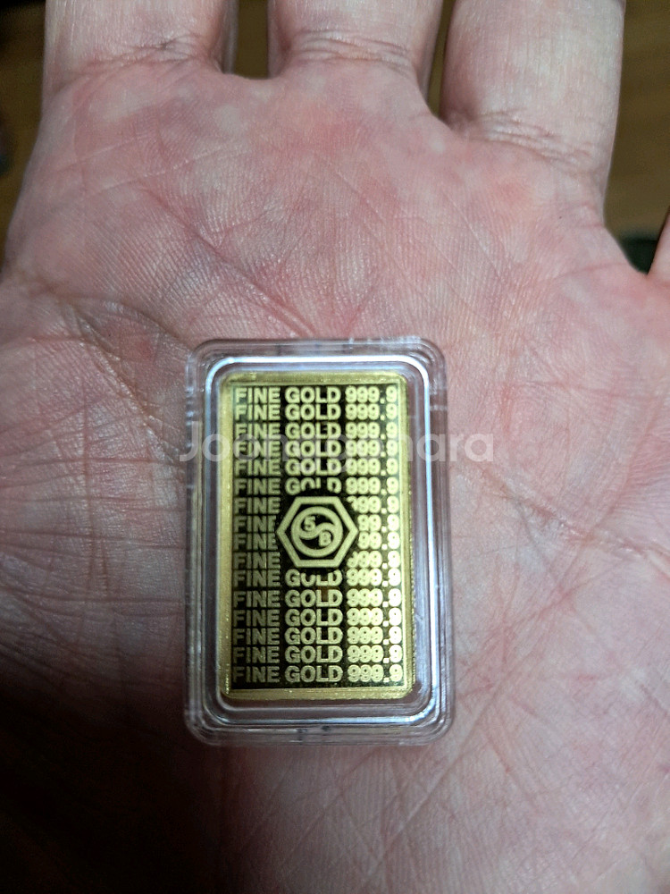 한국금거래소 골드바 1돈2개 신품 판매--5