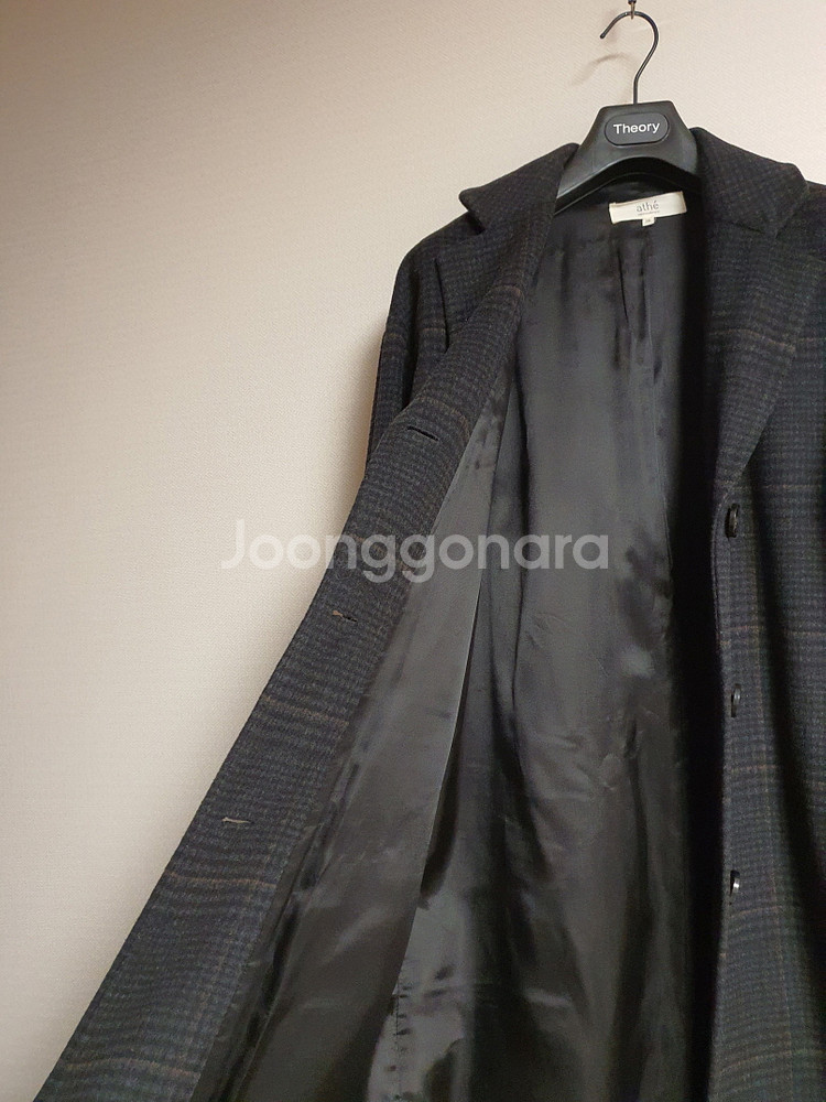 아떼 바네사브루노 박시핏 울 롱 코트 38 사이즈--3