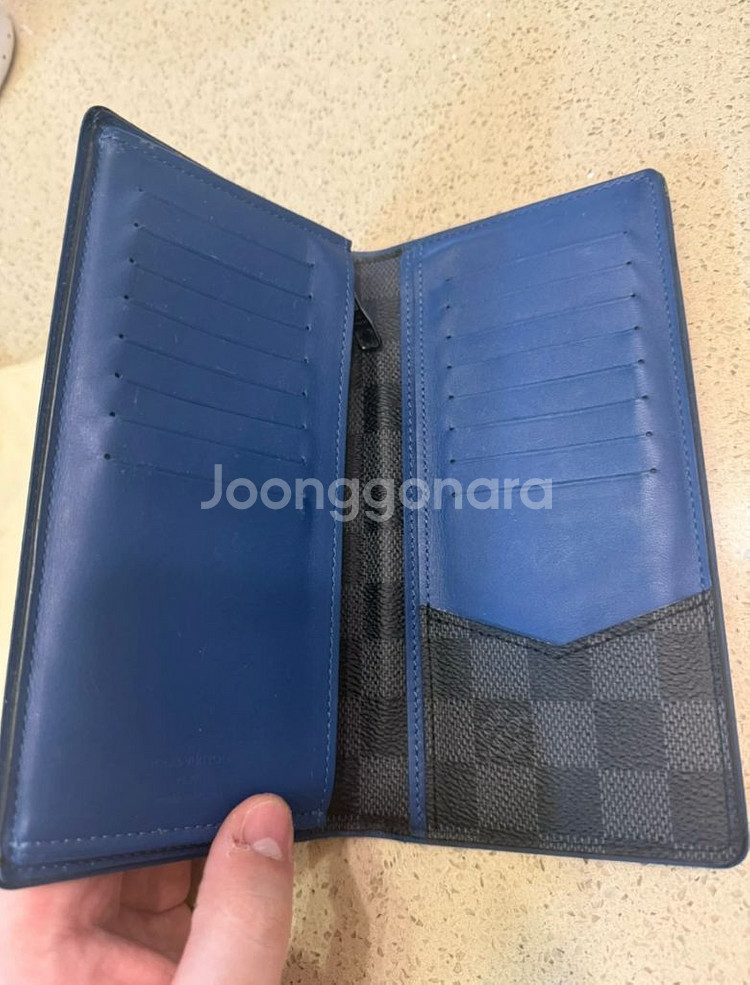 루이비통 다미에 남성 장지갑 정품--1