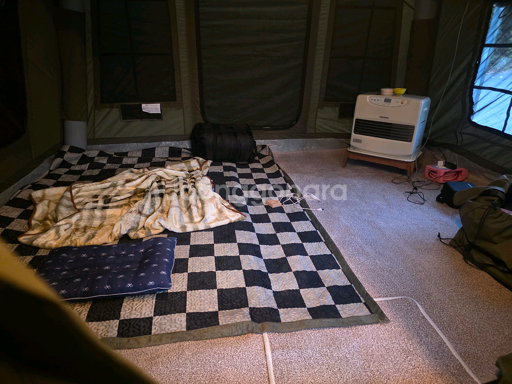 벤틱스제이씨 하우스 에어텐트 카키 &더이든 맞춤러그--3