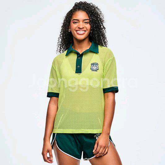 줌바신상 메쉬폴로 xs 한두번 착용--0