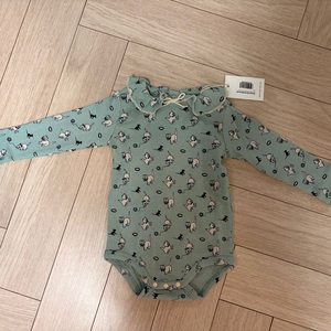 미샤앤퍼프 고양이 프릴 원시 바디수트 (6-9m)