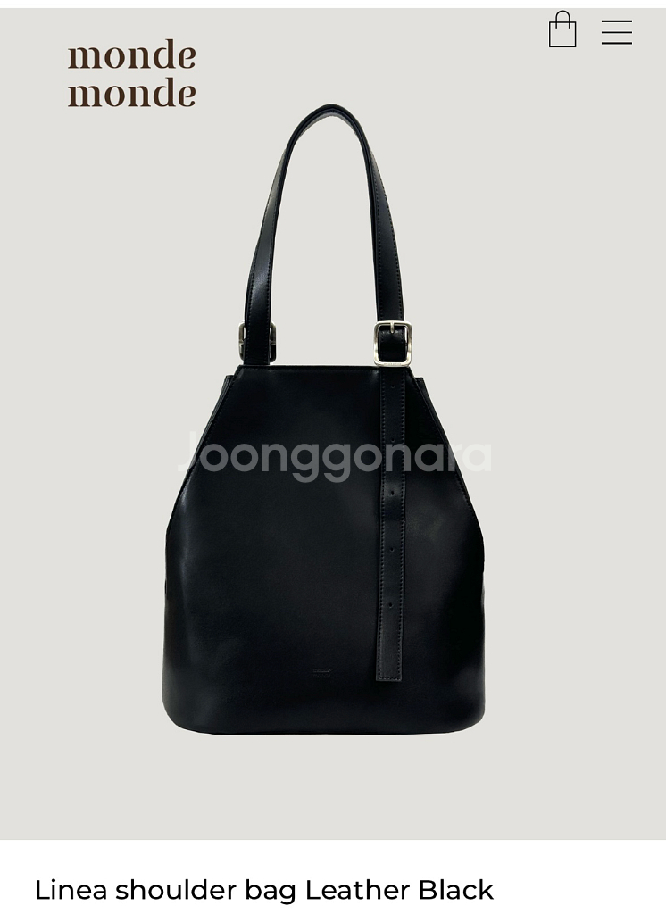 몽드몽드 솔더백 반값이하로 판매합니다.--0