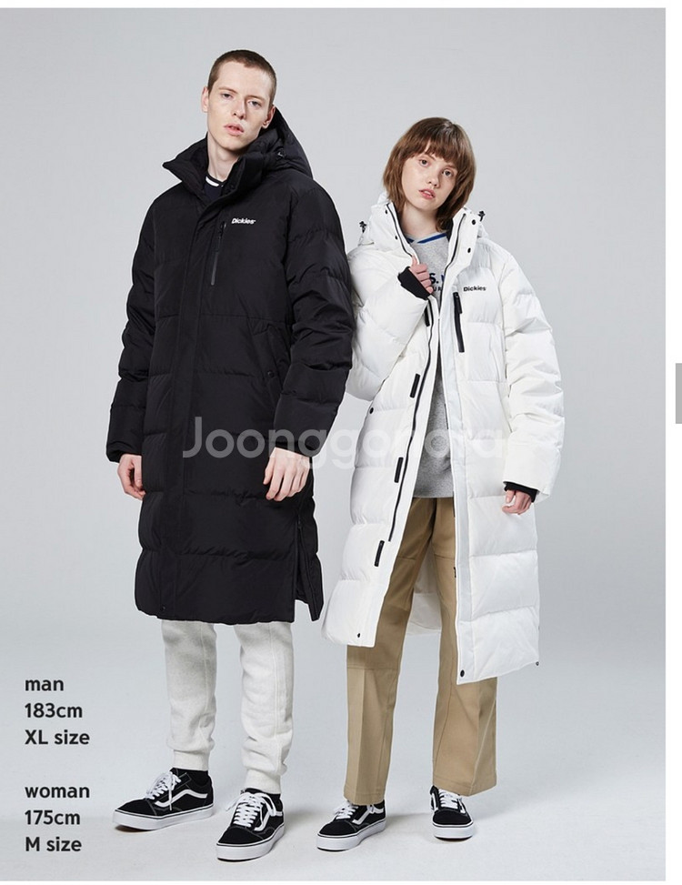 Dickies정품)디키즈20FW156웜업덕다운롱패딩미개--1