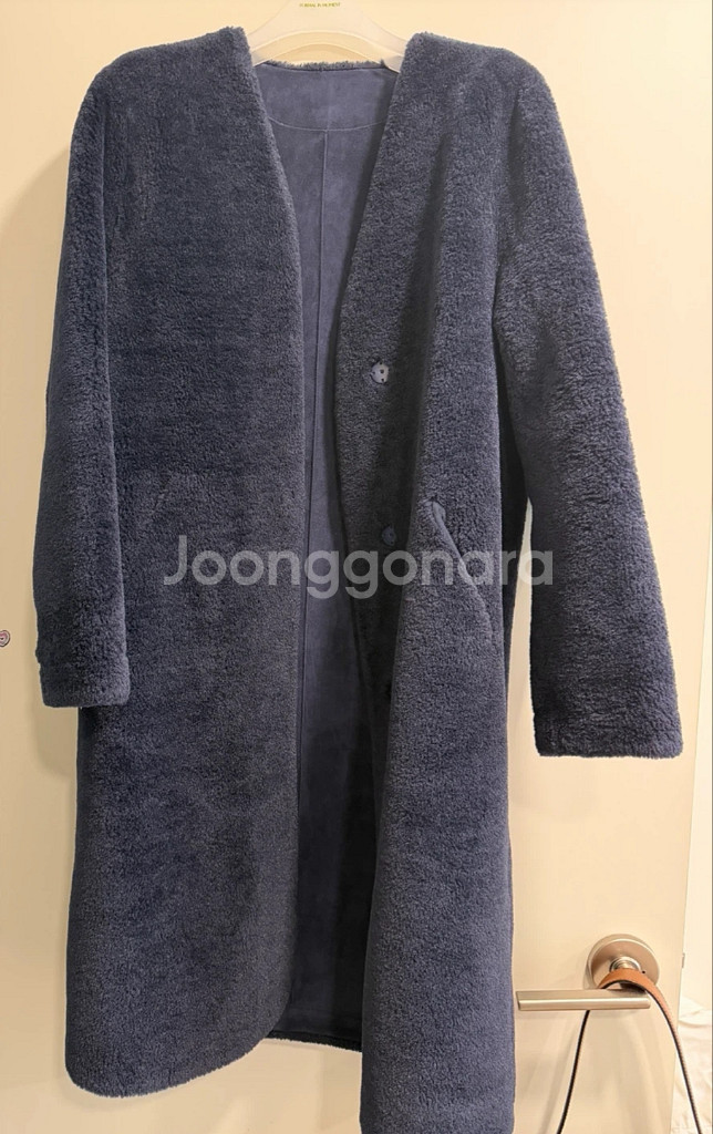 유메르 뮤즈 롱 무스탕 F 네이비--0