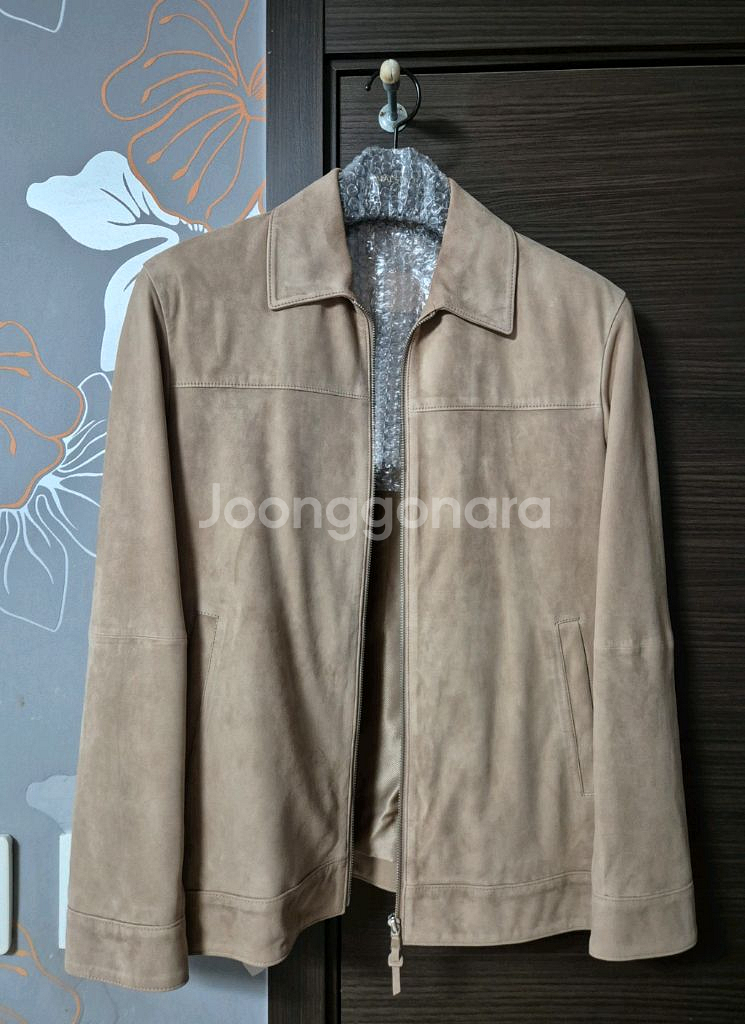 LG패션 마에스트로 최고급 스웨이드 가죽 자켓. 100사이즈--0