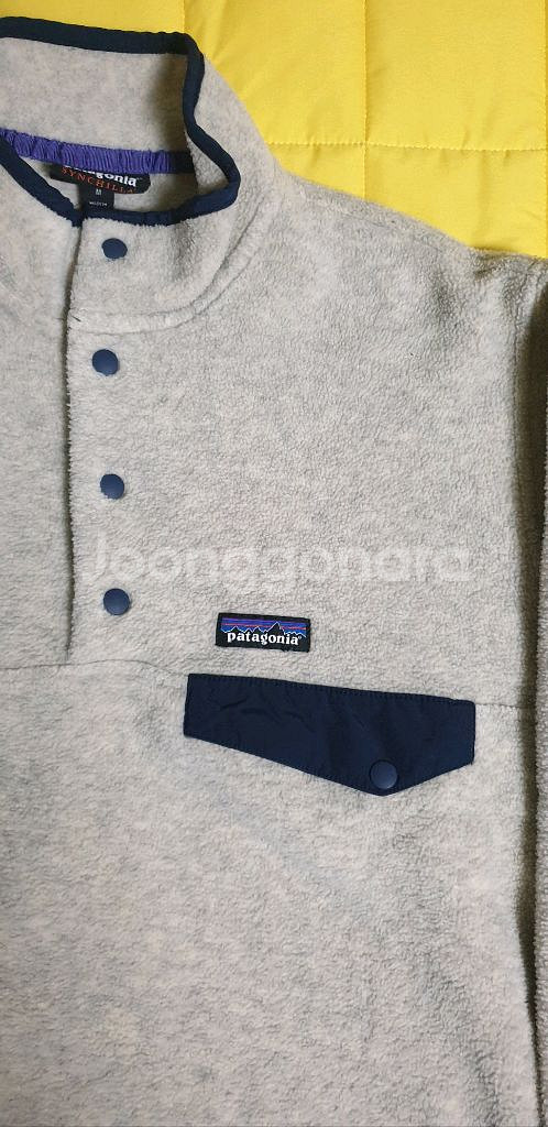 파타고니아 신칠라 스냅티 풀오버 오트밀 M--4