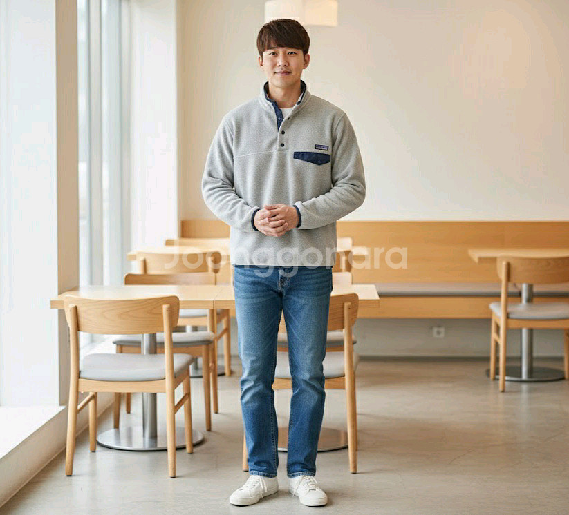 파타고니아 신칠라 스냅티 풀오버 오트밀 M--0