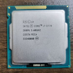 인텔 i7-3770 CPU + 쿨러 세트