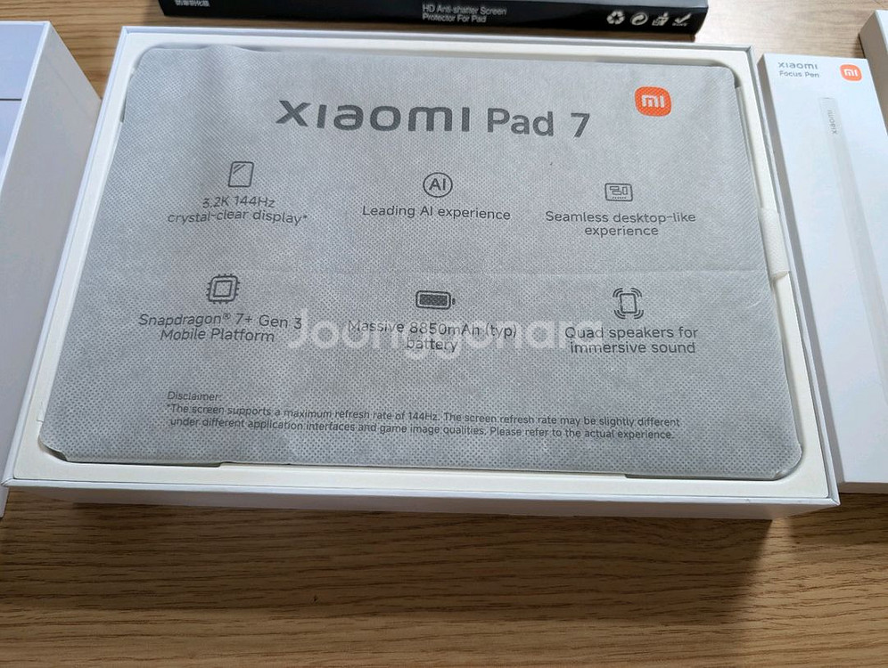 샤오미 미패드7 256기가 풀세트--1