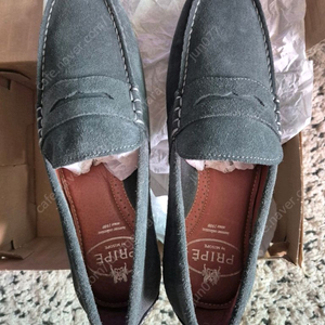 미소페 남성 스웨이드 가죽 로퍼구두. 270. 새제품