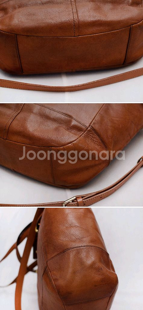 코치 에머슨 딥브라운 첼시레더 토트.숄더백 브리프케이스--5