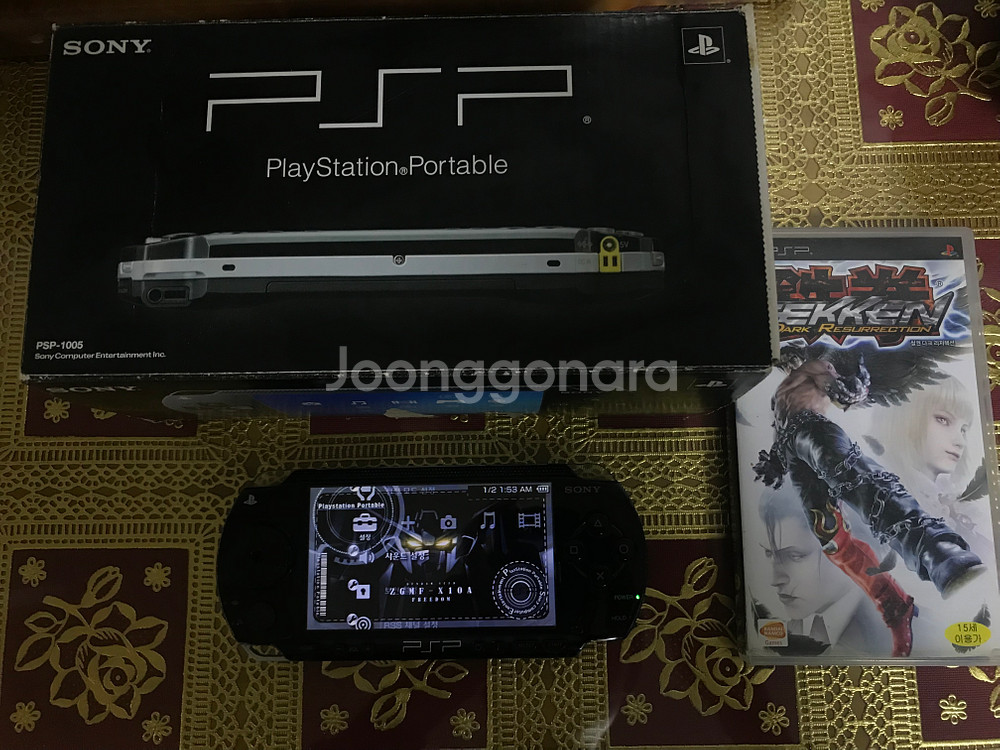 psp초기버전+철권5 다크리저렉션 팔아요--0
