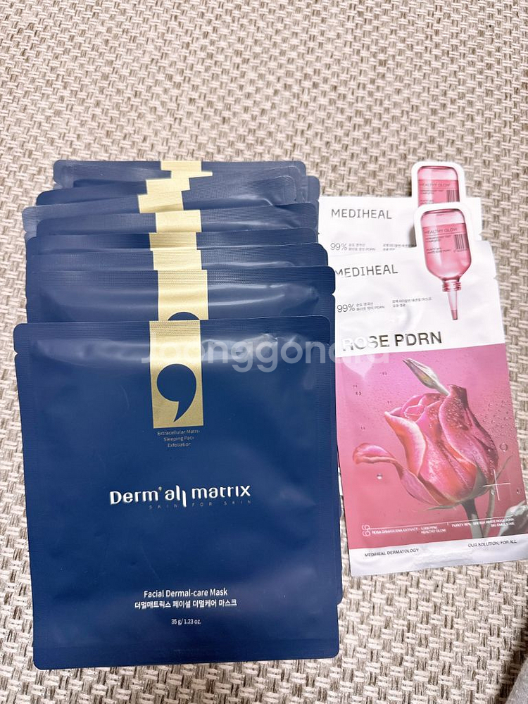 더멀팩 더멀매트릭스 페이셜 더멀케어 마스크 1매(신형) 10개--0