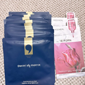 더멀팩 더멀매트릭스 페이셜 더멀케어 마스크 1매(신형) 10개