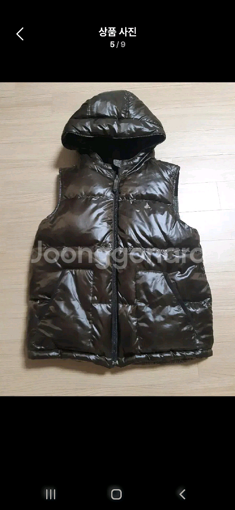 빈폴 구스 패딩조끼 165--4