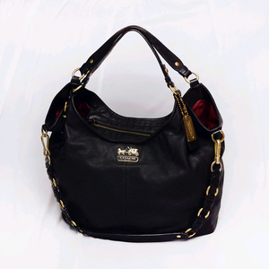 코치 메디슨 소피아 사첼 카프스킨레더 빅토트.숄더백