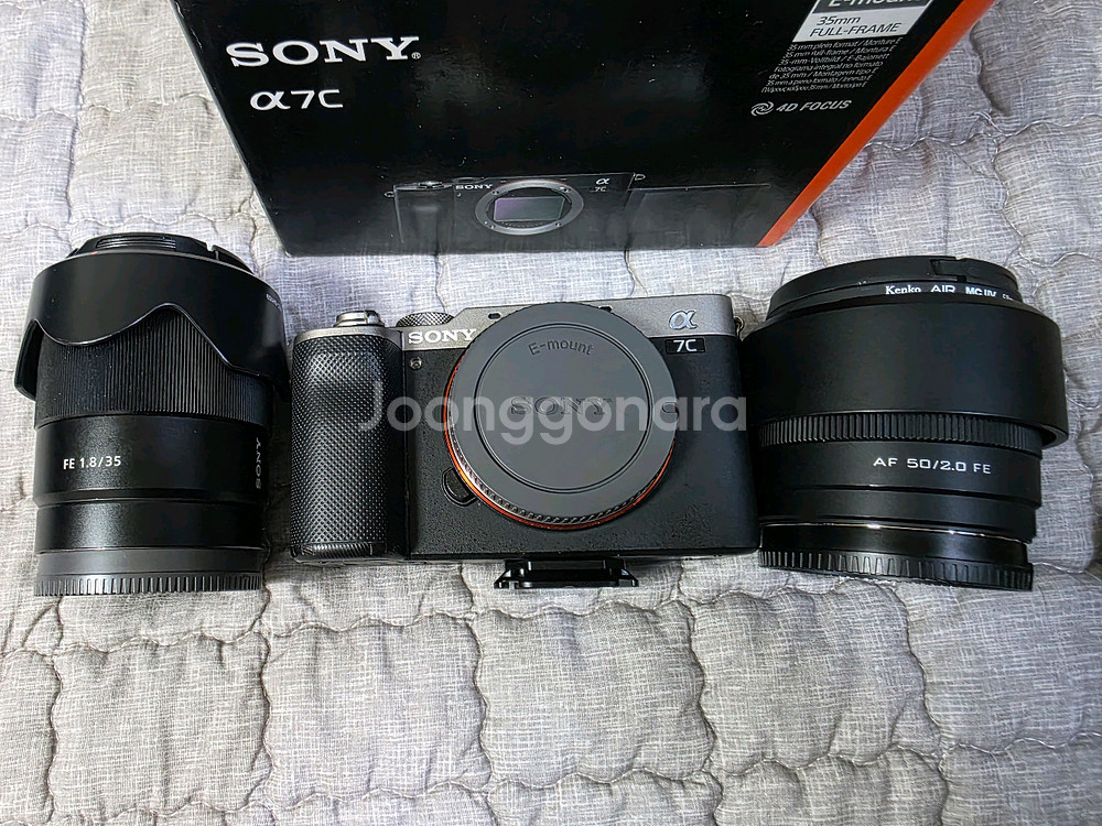 소니 A7C + 렌즈 2개 세트 1만6천컷--0