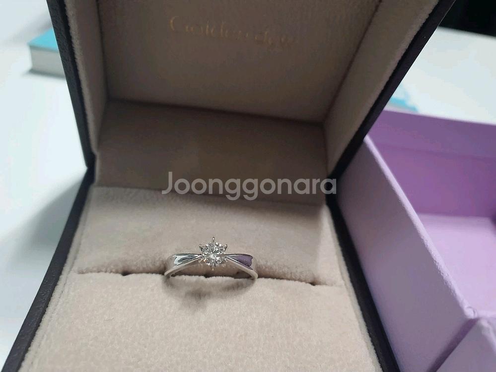 골든듀 웰리아3C 다이아몬드 반지--0