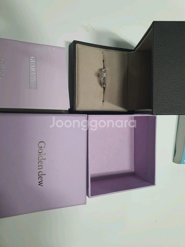 골든듀 웰리아3C 다이아몬드 반지--1