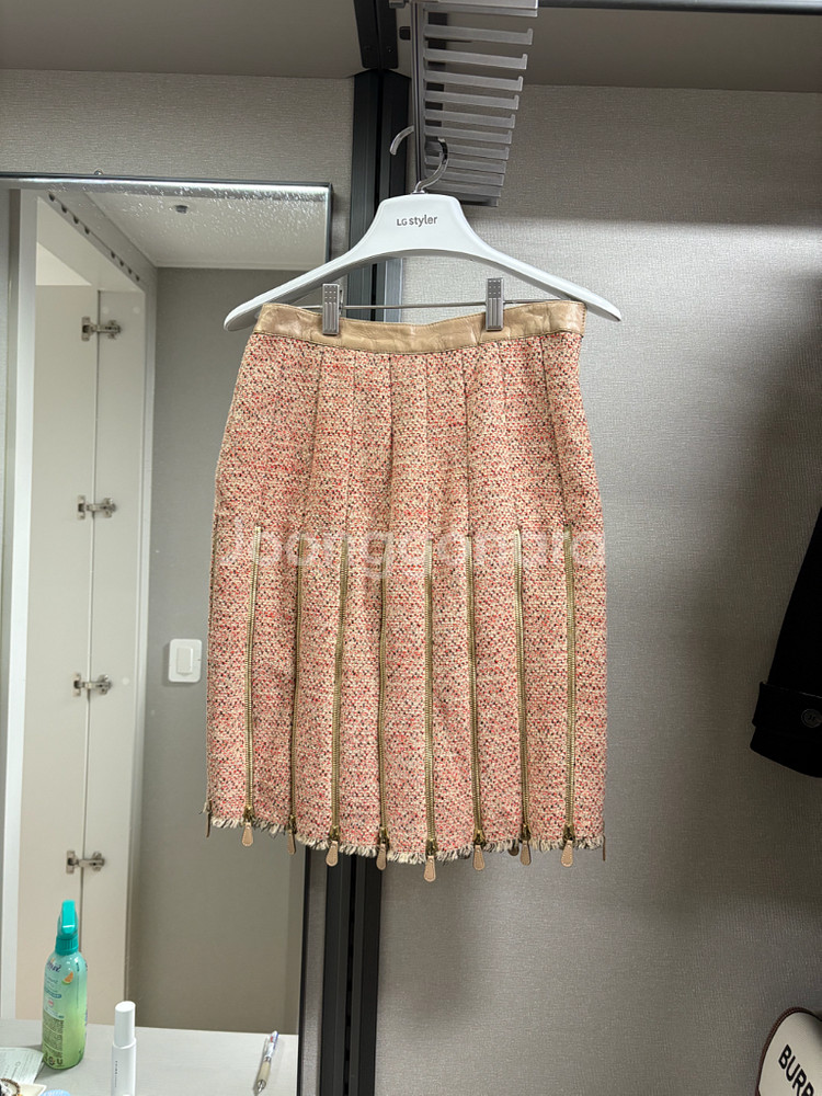 알렉산더 맥퀸 트위드 스커트 40--0