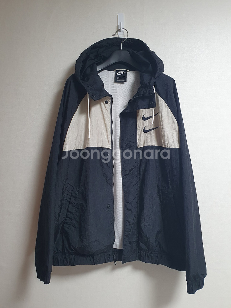 택포가 나이키 윈드브레이커 더블 스우시 우븐 후디 바람막이 L--2