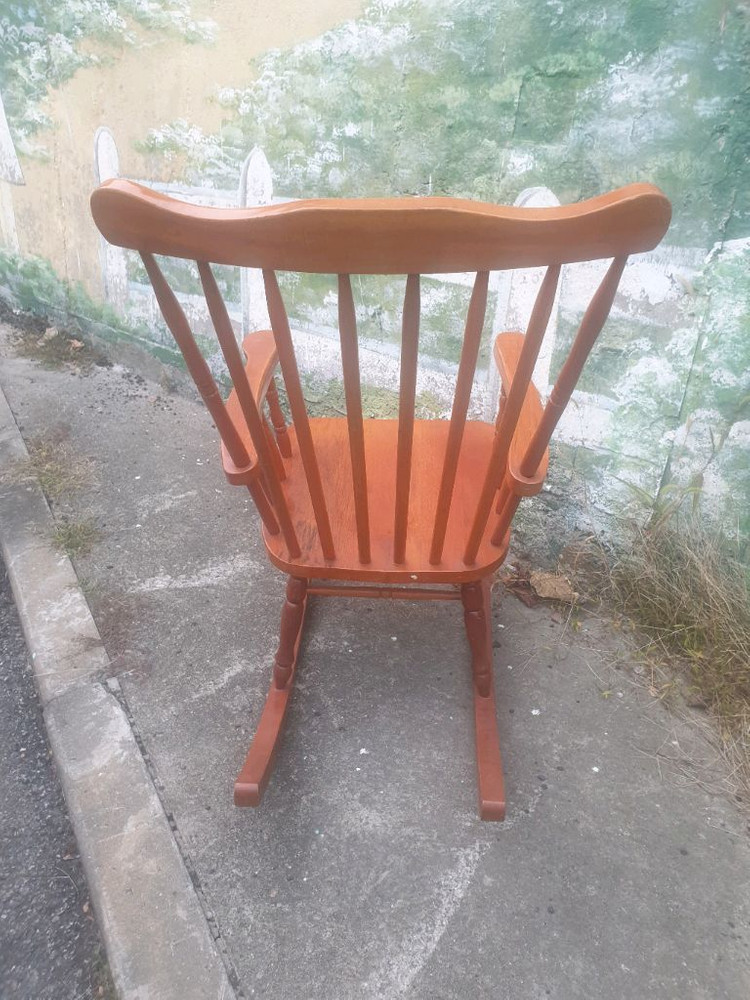 원목 흔들 의자(인천)--6