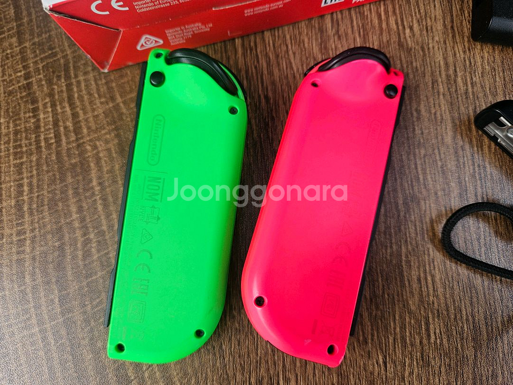 정품 조이콘 그린X핑크 택포 당일발송!!--2