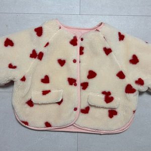 로아앤제인 하트양면점퍼 110