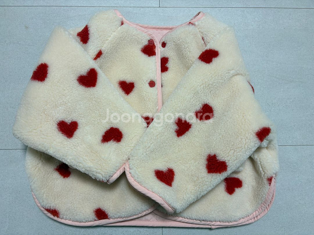 로아앤제인 하트양면점퍼 110--1