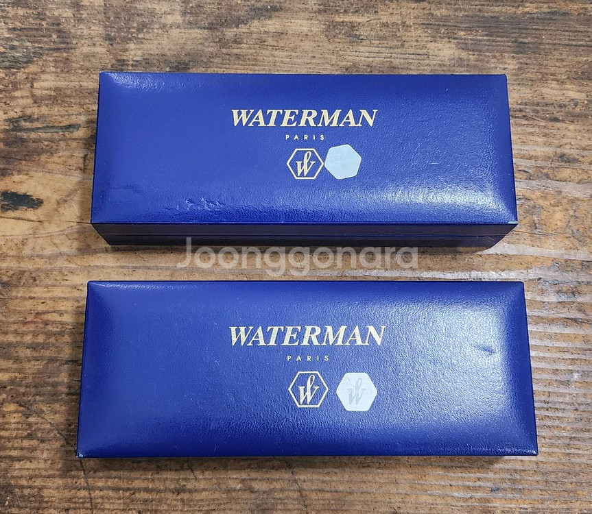 워터맨 만년필과 볼펜.--0