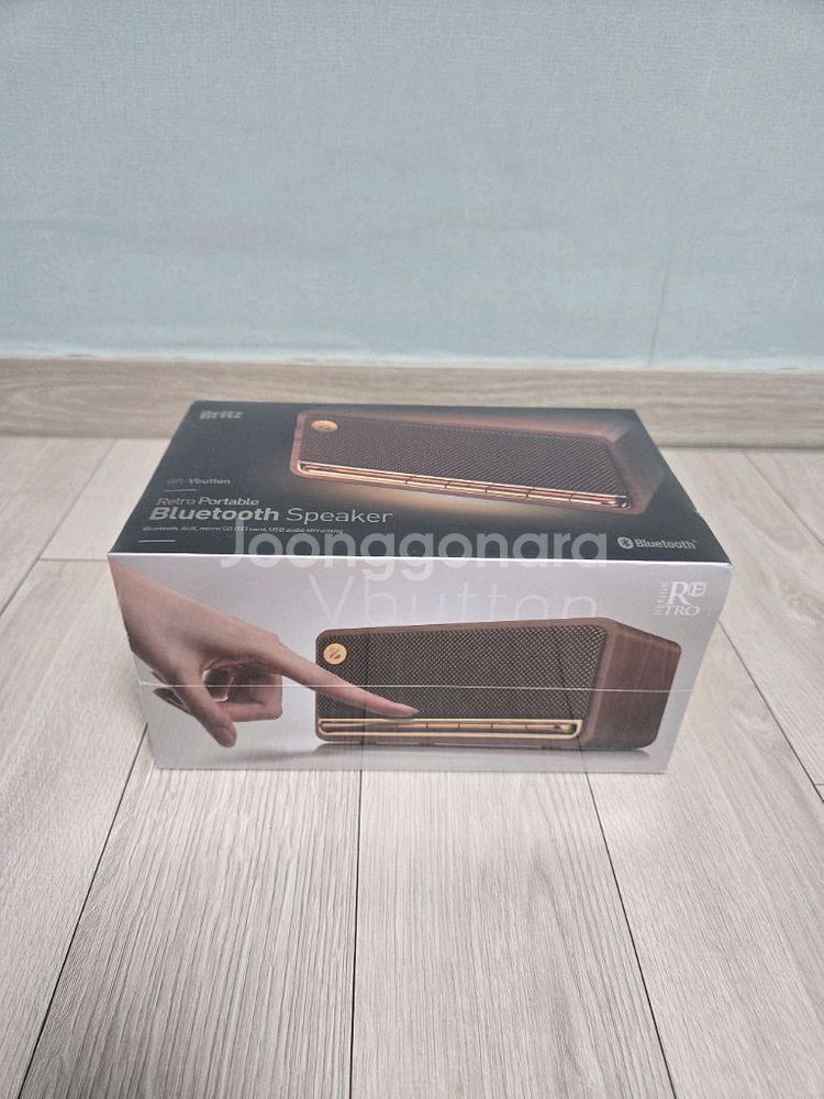 브리츠 BR-Vbutton 블루투스 스피커 미개봉 새제품 판매합니다.--0