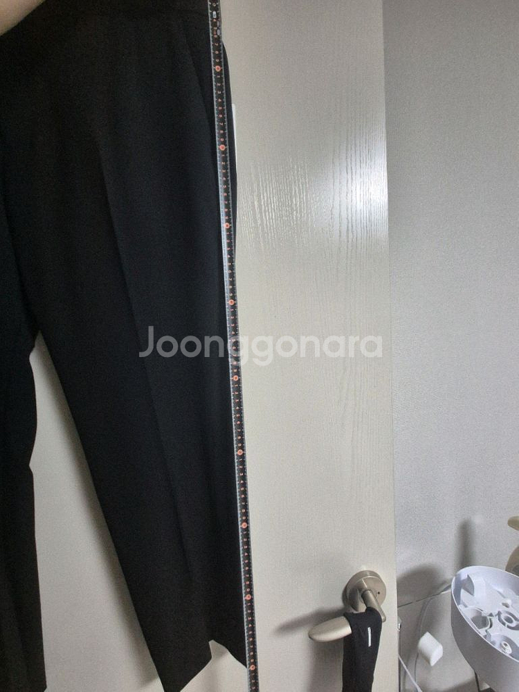 띠어리 호비아트 페이튼 블랙 36 새상품 팬츠--2