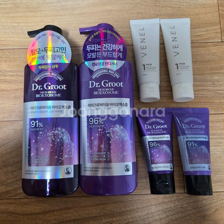 반택천원) 닥터그루트 샴푸,컨디셔너+노워시 트리트먼트--0