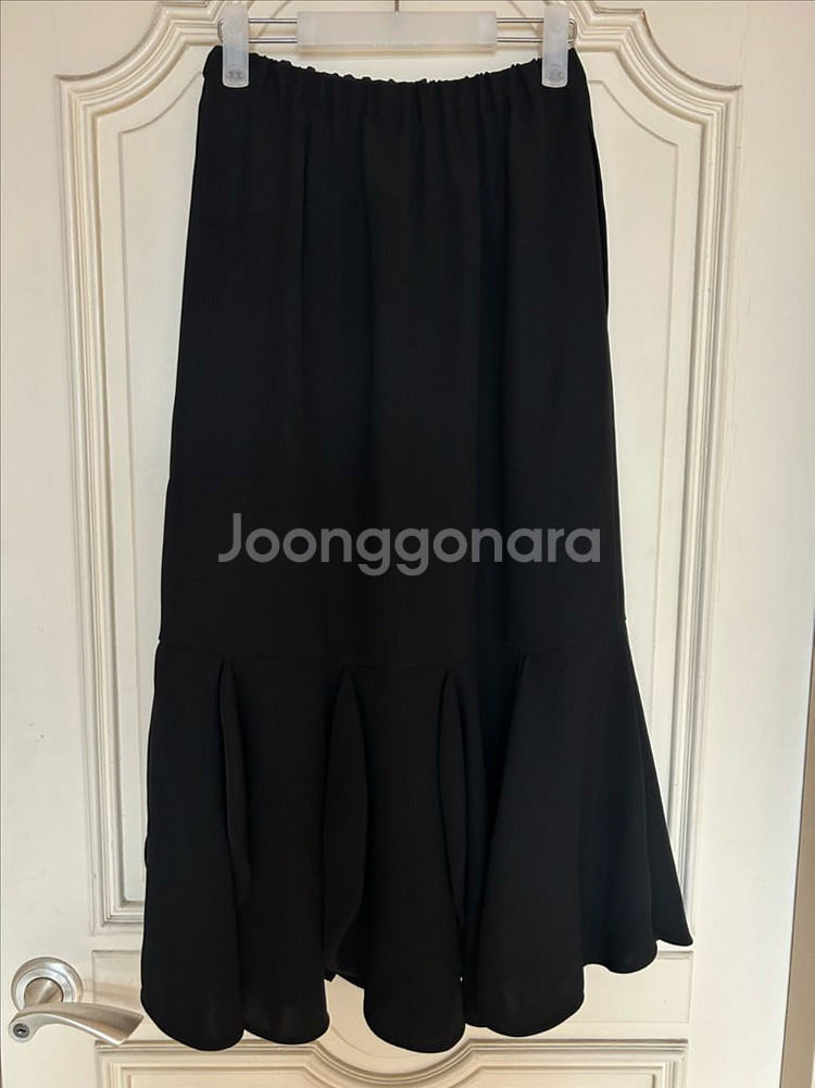 엔폴드 입체 플리츠 롱스커트--3