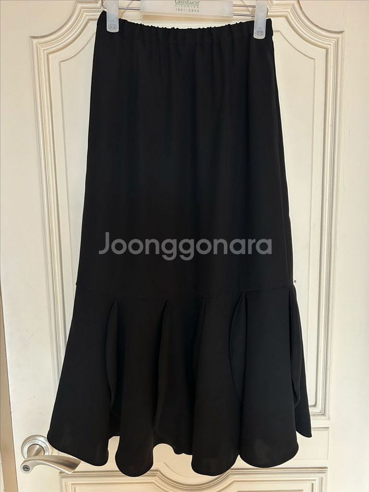 엔폴드 입체 플리츠 롱스커트--0