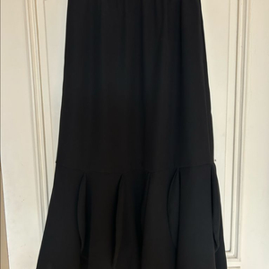 엔폴드 입체 플리츠 롱스커트