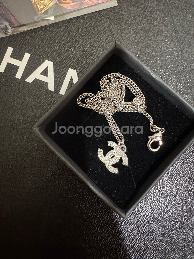 샤넬 CC 로고 체인 목걸이--0