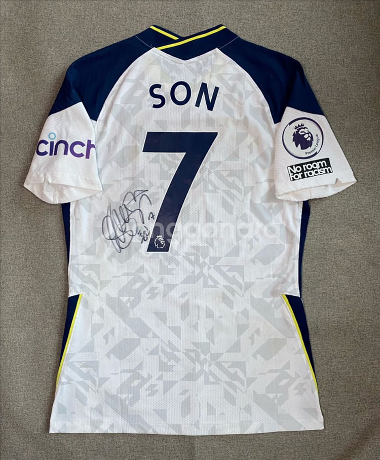 20-21 손흥민 토트넘 매치원 실착 유니폼--0