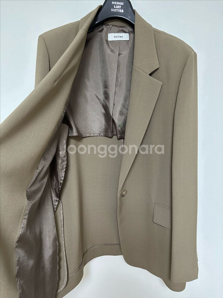 SISTINA 시스티나 브라운 자켓 새상품 66사이즈--3