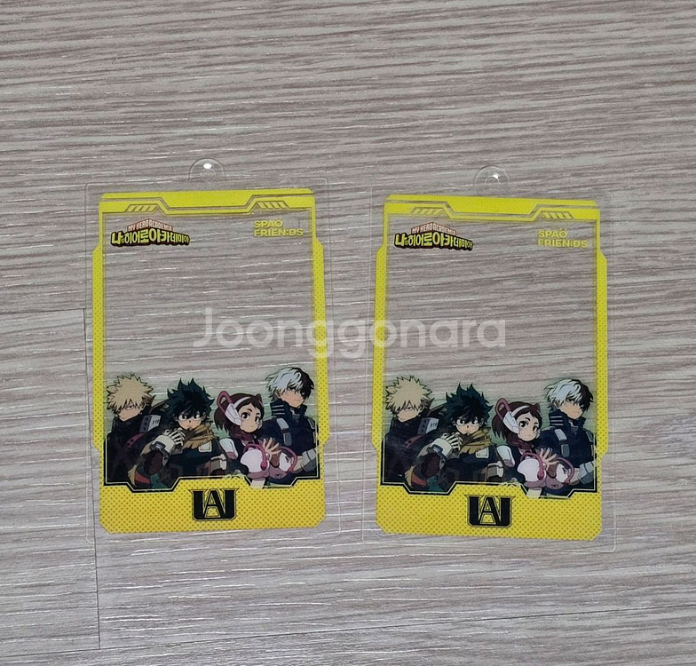 히로아카 나히아 스파오 콜라보 투명포카 포토카드 택 나의 히어로 아카데미아 바쿠고 미도리야 우라라카 토도로키--0