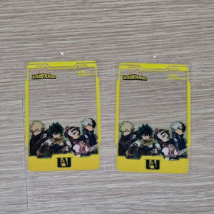 히로아카 나히아 스파오 콜라보 투명포카 포토카드 택 나의 히어로 아카데미아 바쿠고 미도리야 우라라카 토도로키