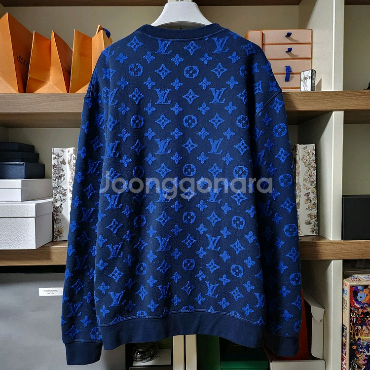 [5회착용]루이비통 풀 모노그램 맨투맨 XL--2