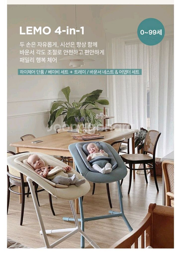(새상품) 싸이벡스 아기 식탁의자 레모 하이체어 4in1 판매--0