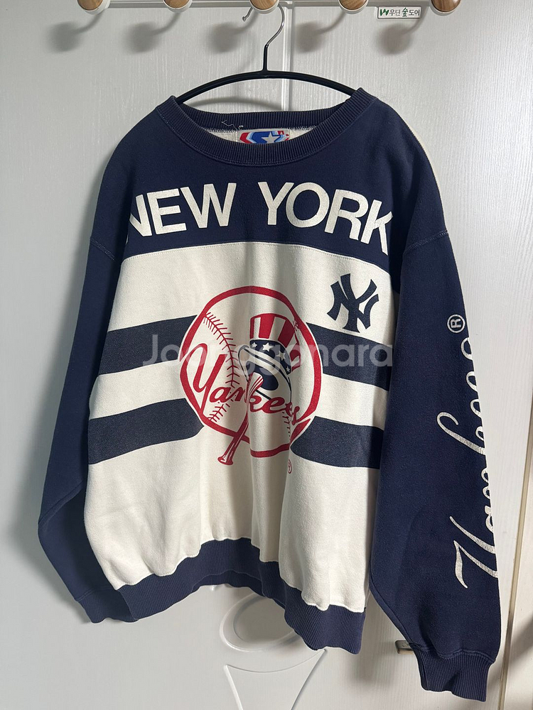 양키스 스타터 맨투맨 L--1