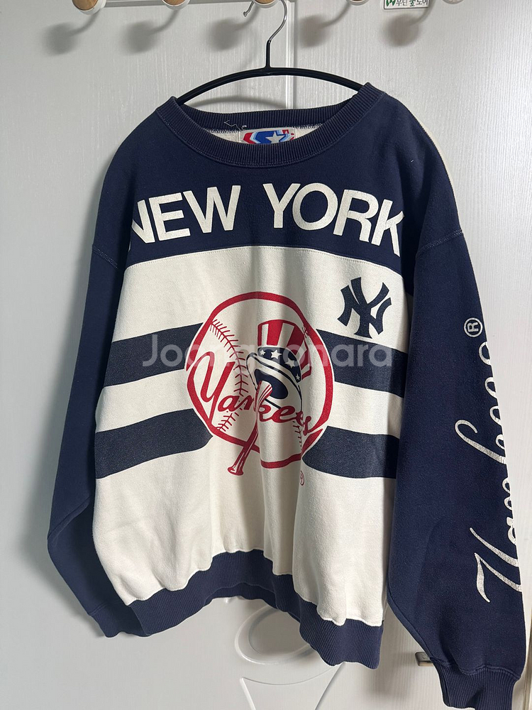 양키스 스타터 맨투맨 L--0