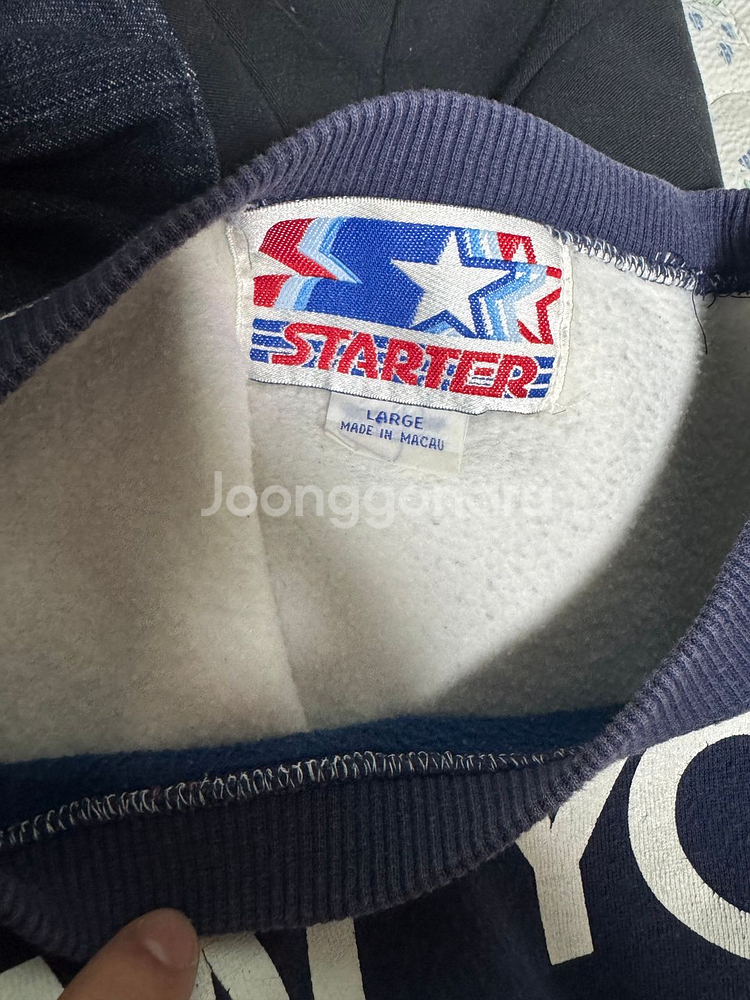 양키스 스타터 맨투맨 L--4