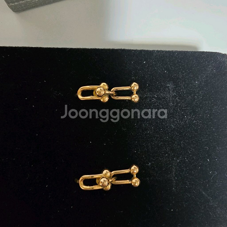 18k 핑크골드 귀걸이--2