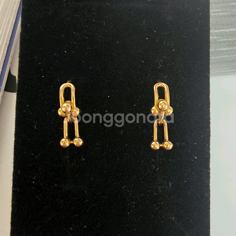 18k 핑크골드 귀걸이--3